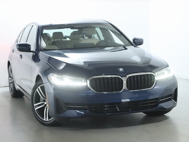 Used 2021 BMW 5 Series 530i with VIN WBA13BJ05MWW97378 for sale in Solon, OH