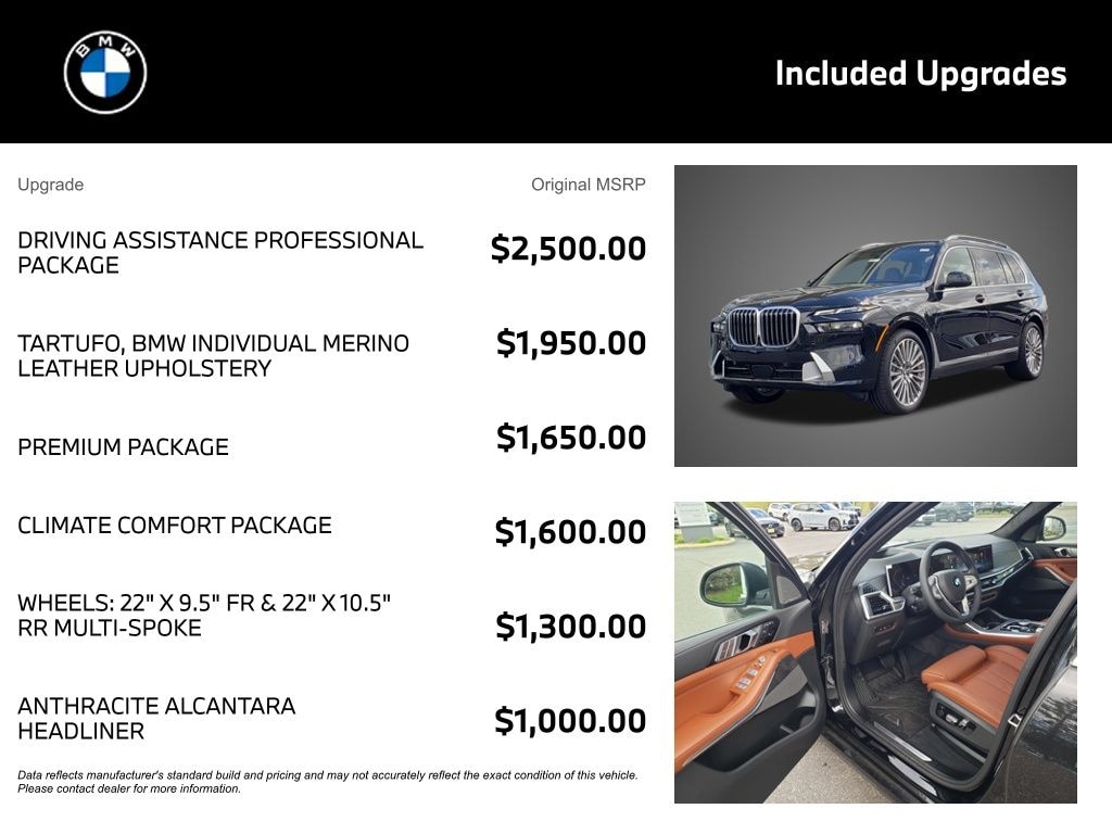 New 2026 BMW X7 xDrive40i SUV