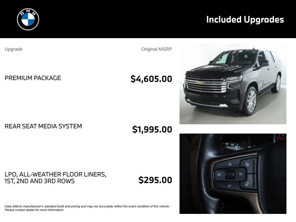 Used 2021 Chevrolet Tahoe High Country SUV