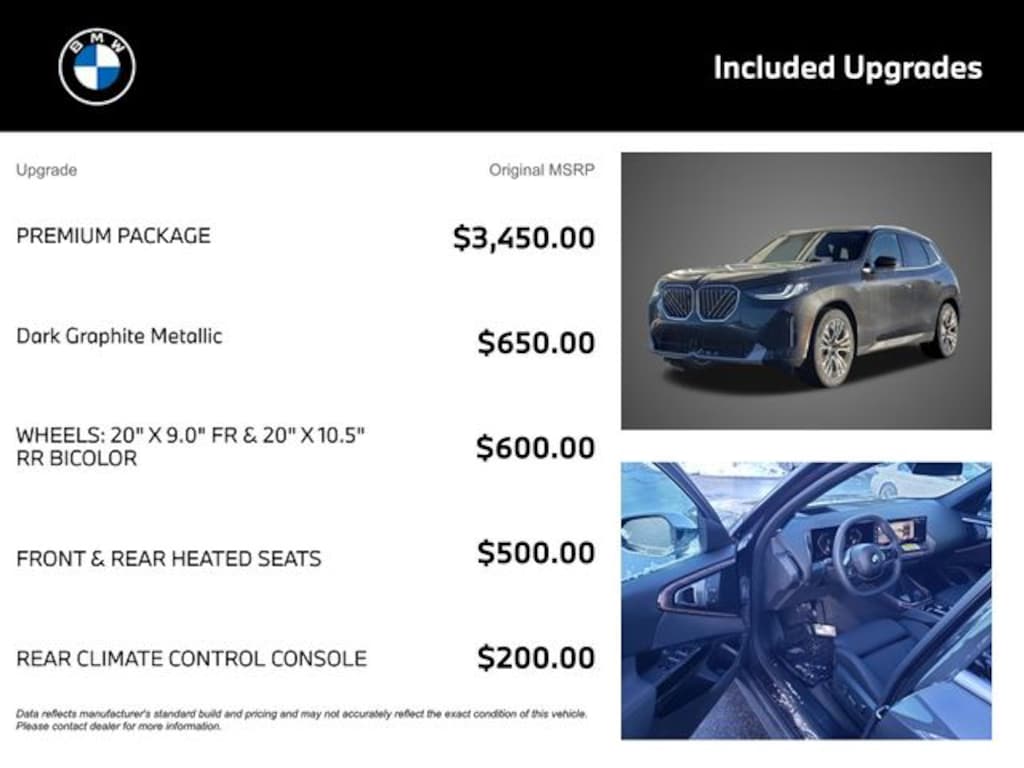 New 2026 BMW X3 30 xDrive SUV