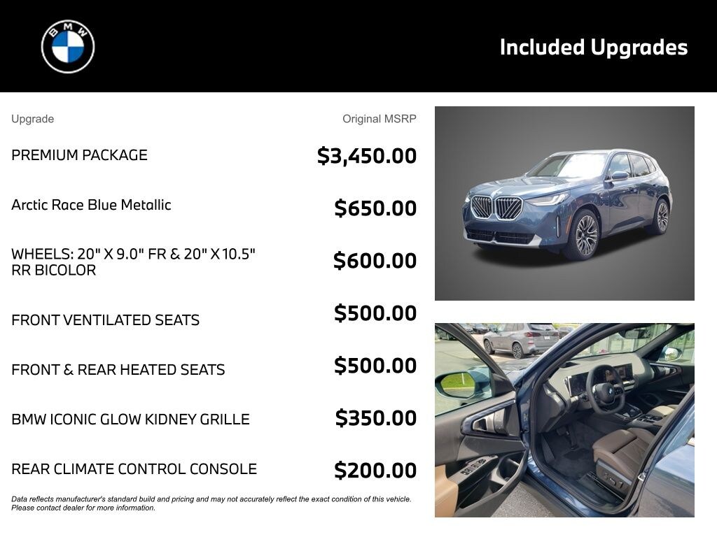 New 2026 BMW X3 30 xDrive SUV