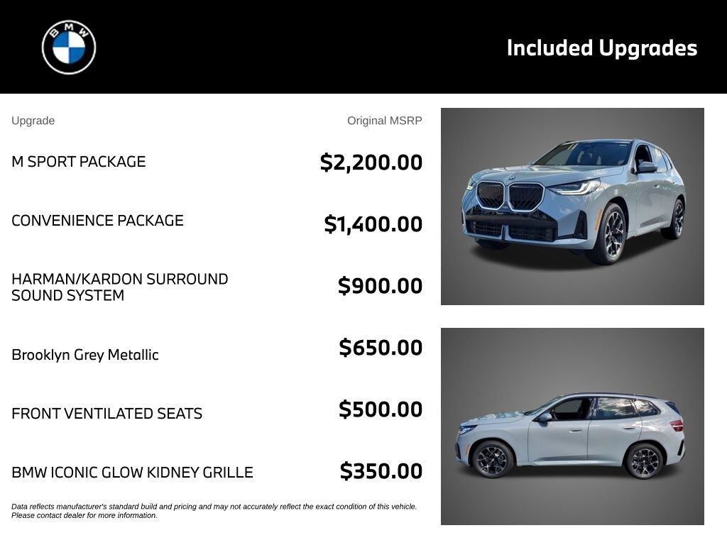 New 2026 BMW X3 30 xDrive SUV