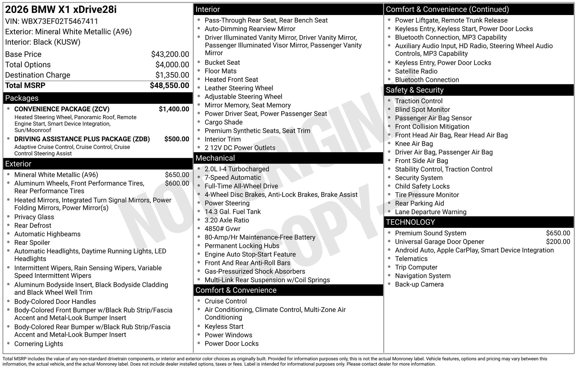 2026 BMW X1 XDrive28i - Photo 11
