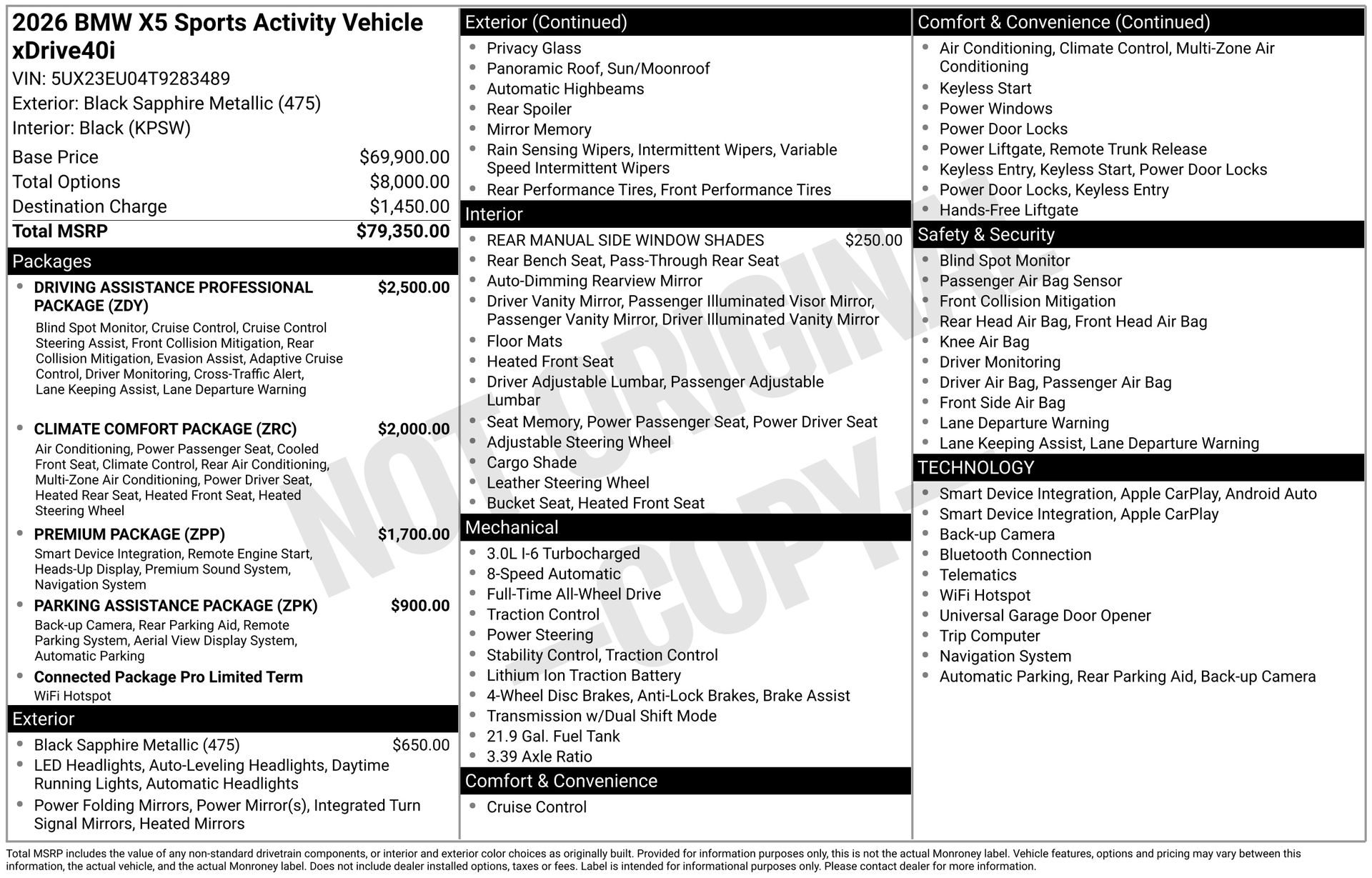 2026 BMW X5 40i - Photo 11