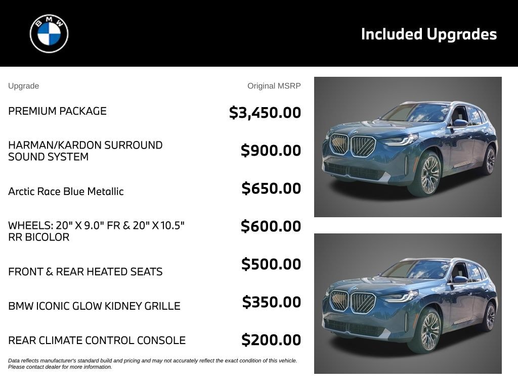 New 2026 BMW X3 30 xDrive SUV