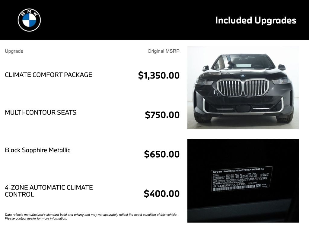 Certified 2024 BMW X5 PHEV xDrive50e SUV