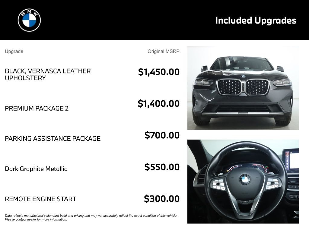 Certified 2022 BMW X4 xDrive30i Sports Activity Coupe