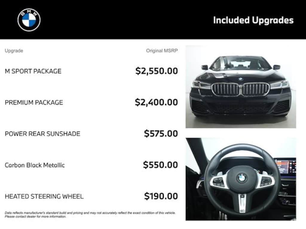 Certified 2022 BMW 540i xDrive Sedan