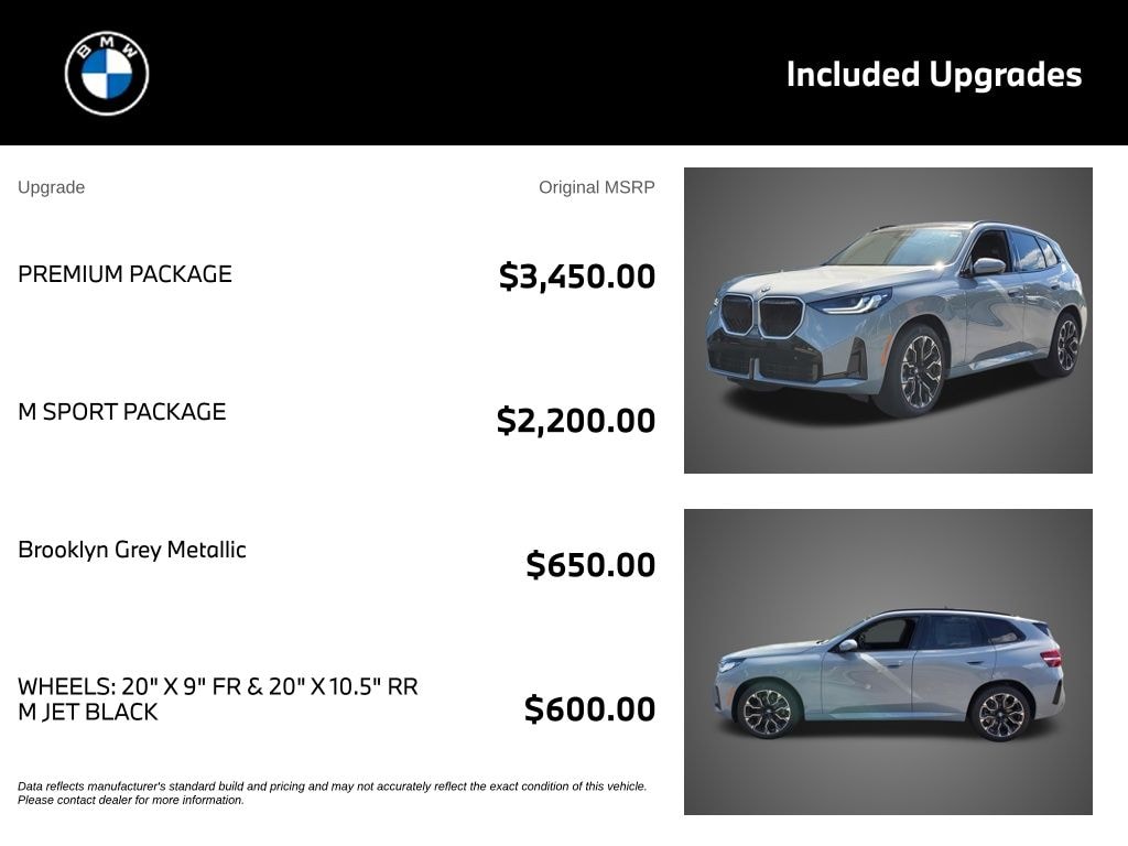 New 2026 BMW X3 30 xDrive SUV