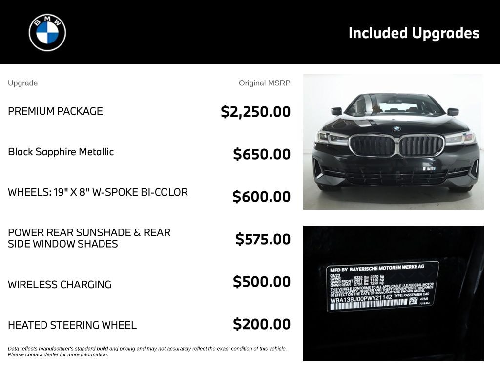 Certified 2023 BMW 530i xDrive Sedan