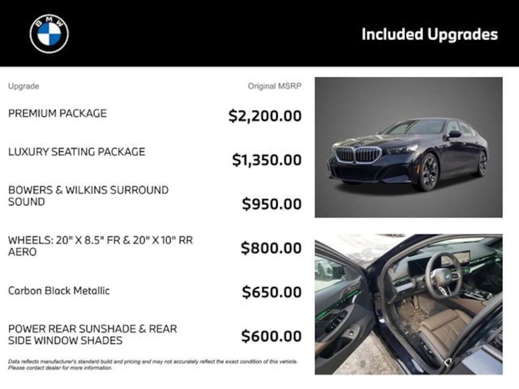 New 2026 BMW 550e xDrive Sedan