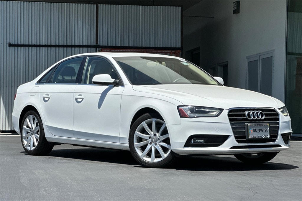 Used 2013 Audi A4 Premium with VIN WAUFFAFL4DN047036 for sale in Concord, CA