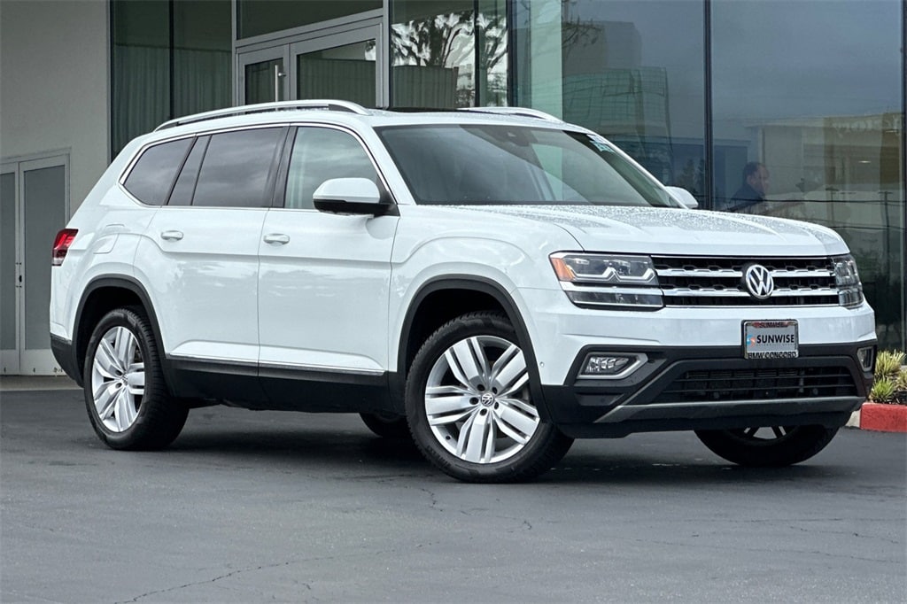 Used 2019 Volkswagen Atlas SEL Premium with VIN 1V2NR2CA1KC620626 for sale in Concord, CA
