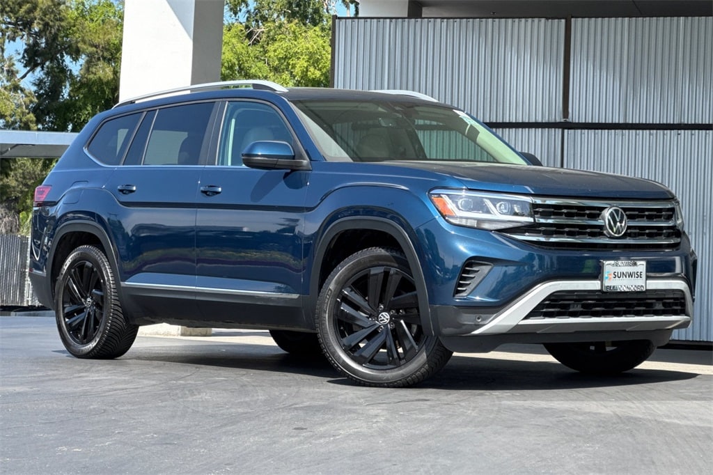Used 2021 Volkswagen Atlas SEL with VIN 1V2ER2CA2MC517007 for sale in Concord, CA