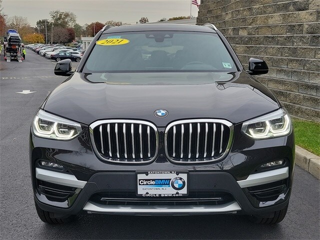 Used 2021 BMW X3 30i with VIN 5UXTY5C06M9F26313 for sale in Burlington, VT