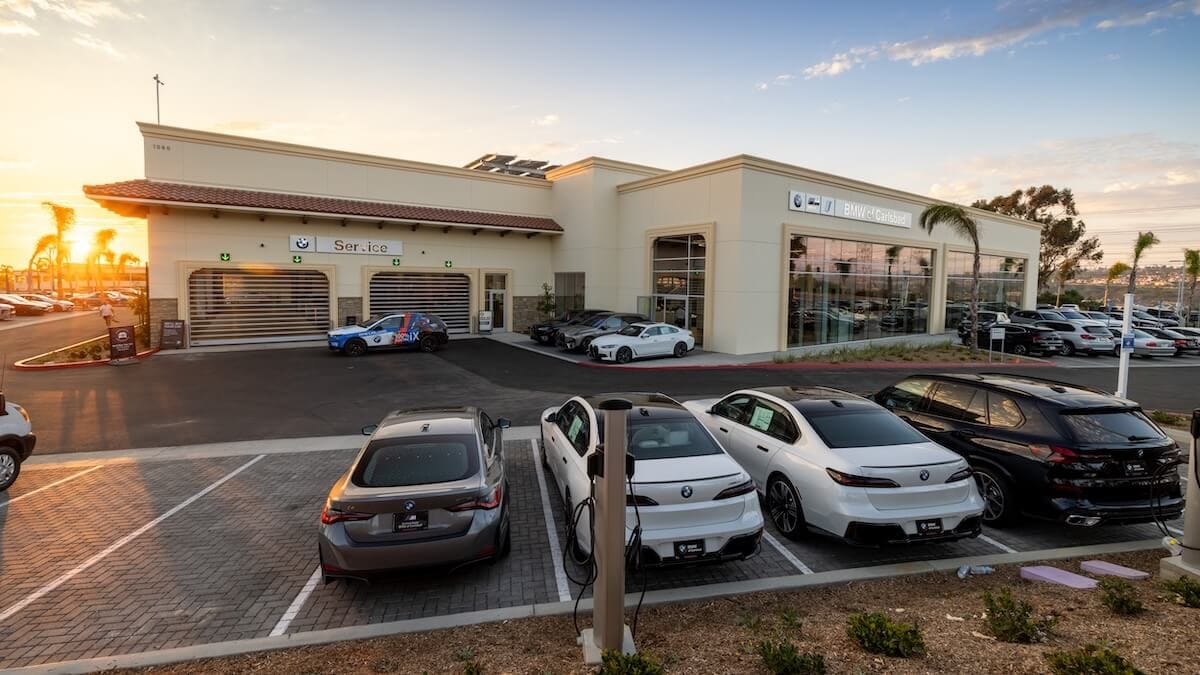 Exterior view of BMW of Carlsbad, a BMW dealer serving Oceanside