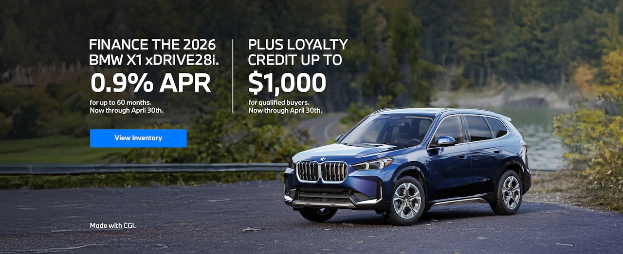 Finance The 2026 BMW X1 xDrive28i. 0.9 percent APR