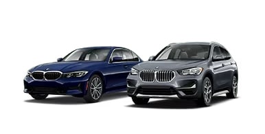 Navy blue and dark grey BMW image icons.