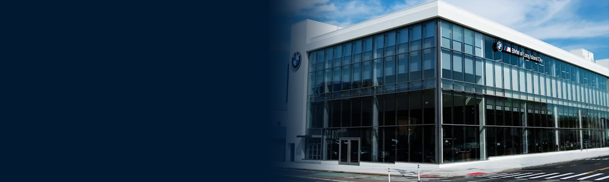 BMW of Long Island City dealership building on Queens Boulevard