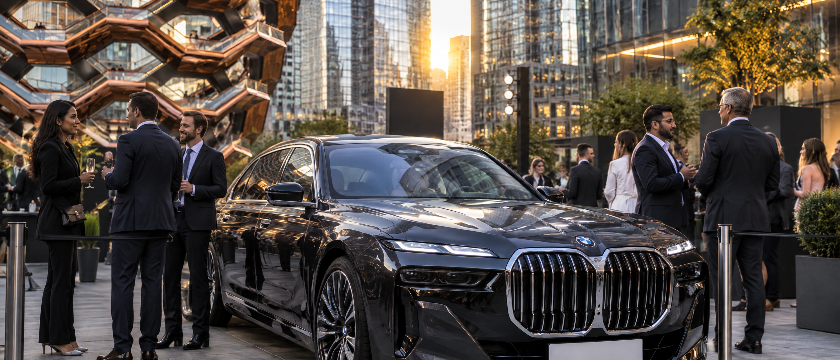 BMW corporate office test drive