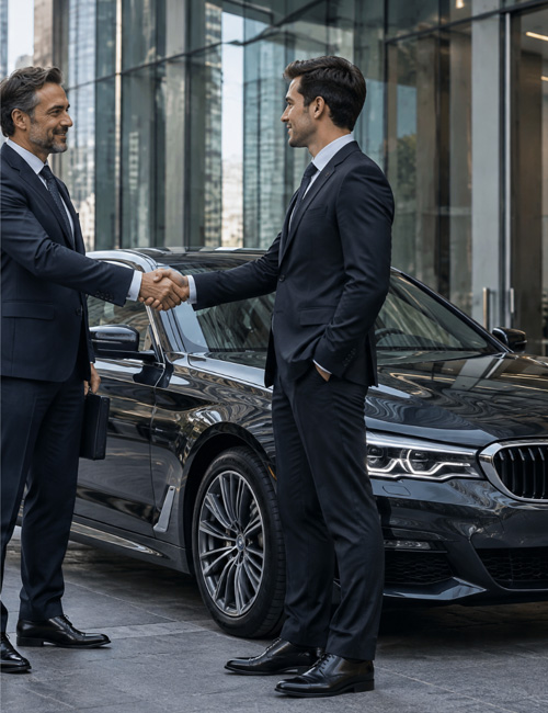 BMW corporate account advisor meeting