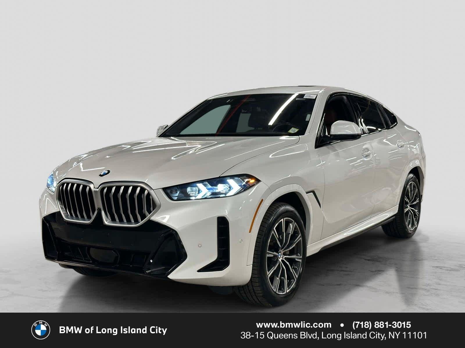 Mineral White Metallic 2025 BMW X6 SUV / Crossover All-Wheel Drive Automatic