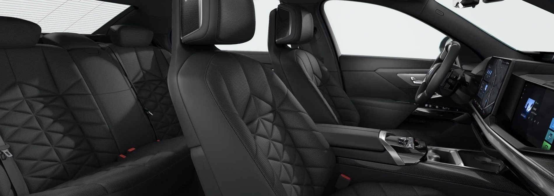 2027 BMW 7 Series Sedan interior, black quilted leather seats
