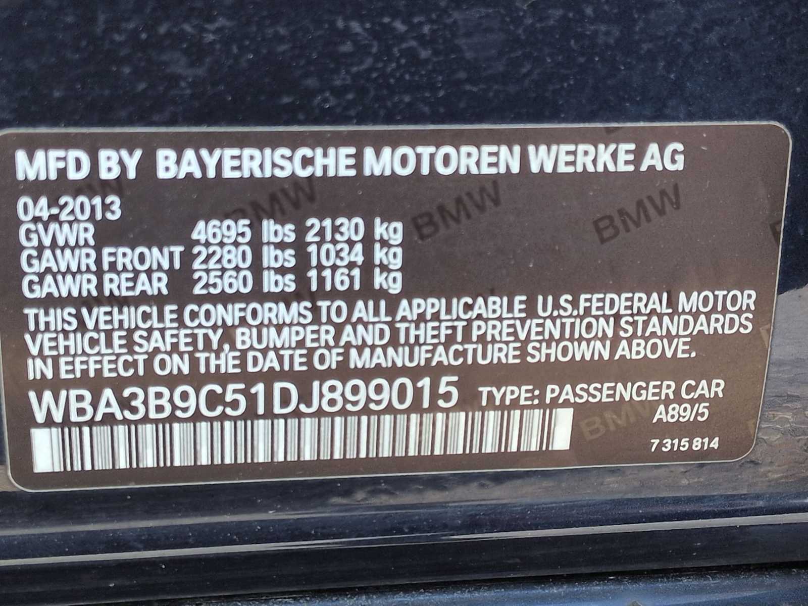 Thumbnail: 2013 BMW 3 Series - 38