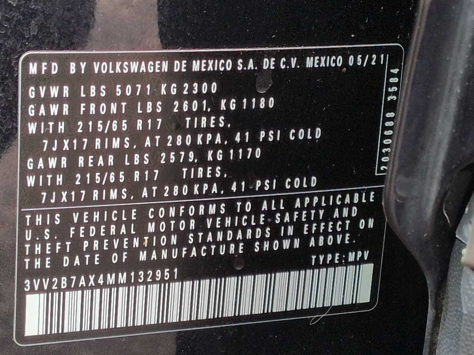 Thumbnail: 2021 Volkswagen Tiguan - 37