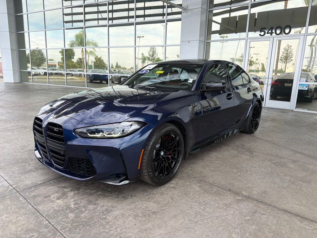 Tanzanite Blue II Metallic 2024 BMW M3 Sedan Rear-Wheel Drive 8-Speed Automatic
