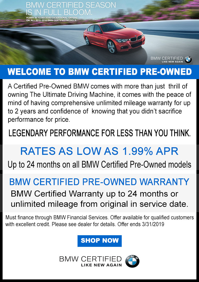 Bmw Certified Pre Owned Warranty >> Certified Pre Owned Vehicle Specials Bmw Of Bakersfield Bmw Certified Pre Owned Warranty >> Certified Pre Owned Vehicle Specials Bmw Of Bakersfield