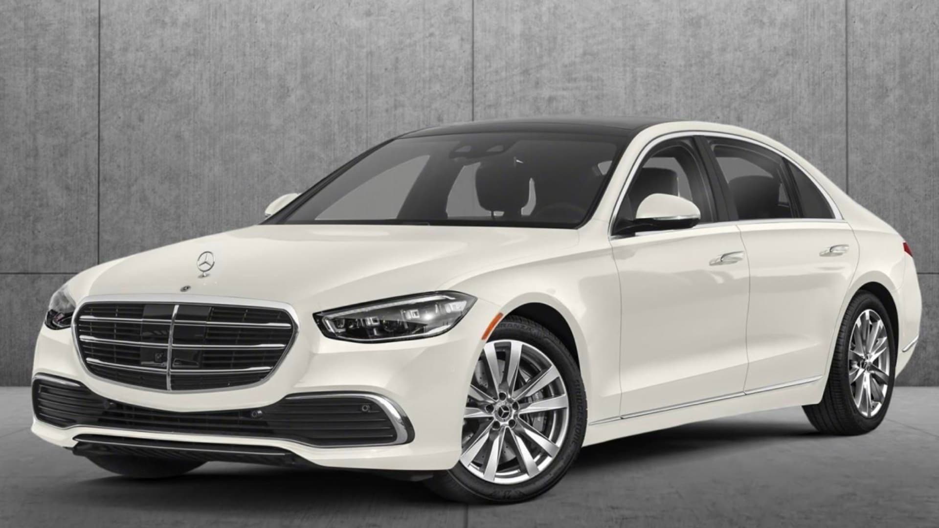 Mercedes-Benz S-Class in white
