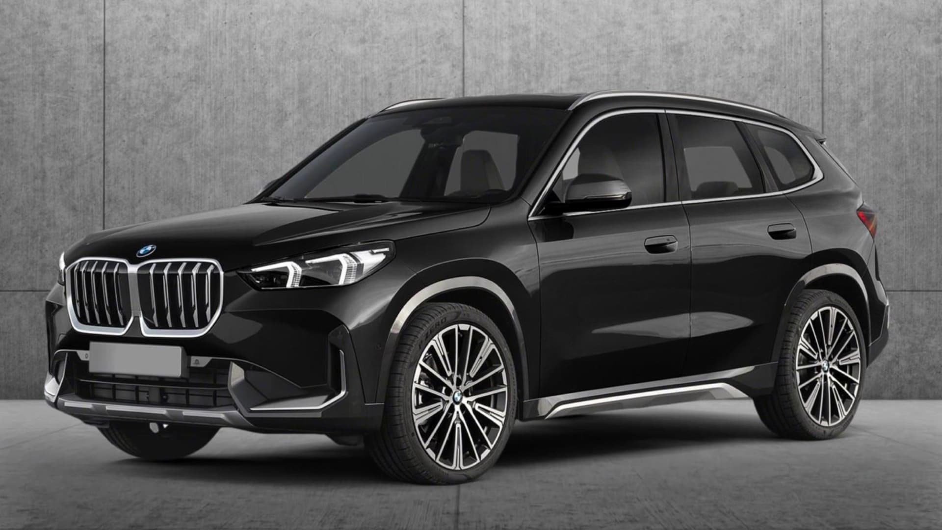 BMW X1 in black