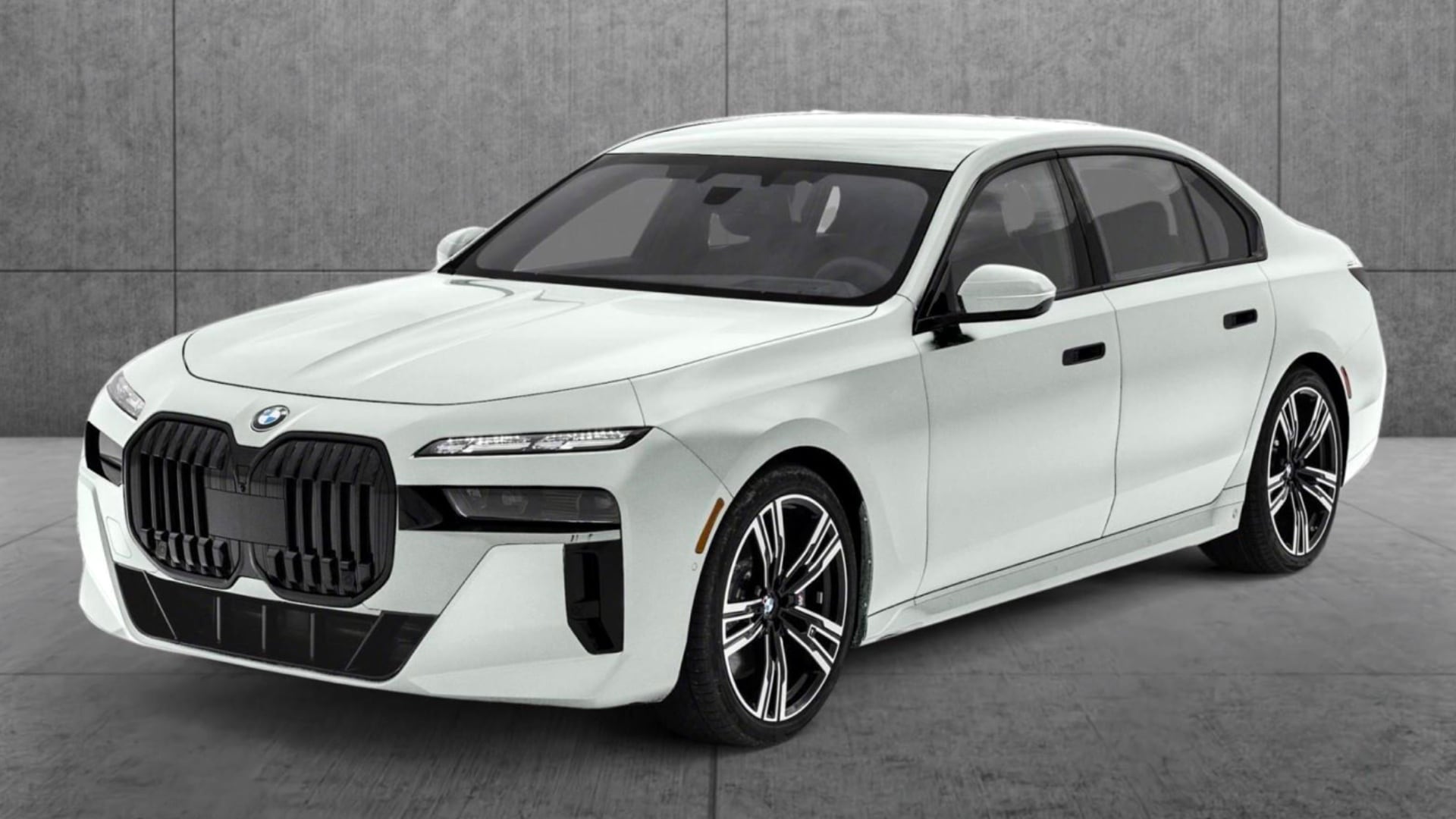 BMW 7 Series in white