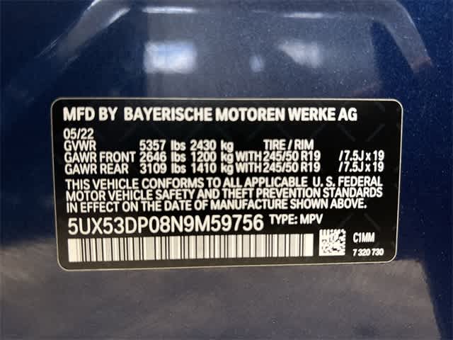 2022 BMW X3 xDrive30i 35