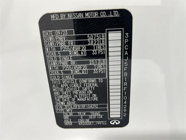 Thumbnail: 2024 INFINITI QX50 - 34