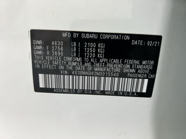 Thumbnail: 2021 Subaru Legacy - 33