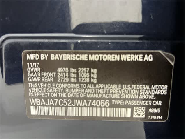 Thumbnail: 2018 BMW 5 Series - 34