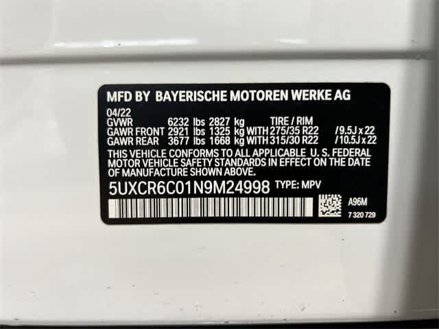 2022 BMW X5 xDrive40i 35