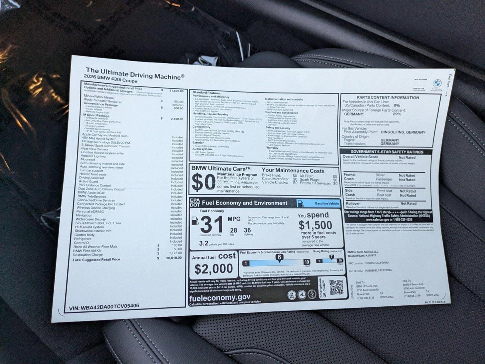 2026 BMW 4 Series 430i - Photo 18
