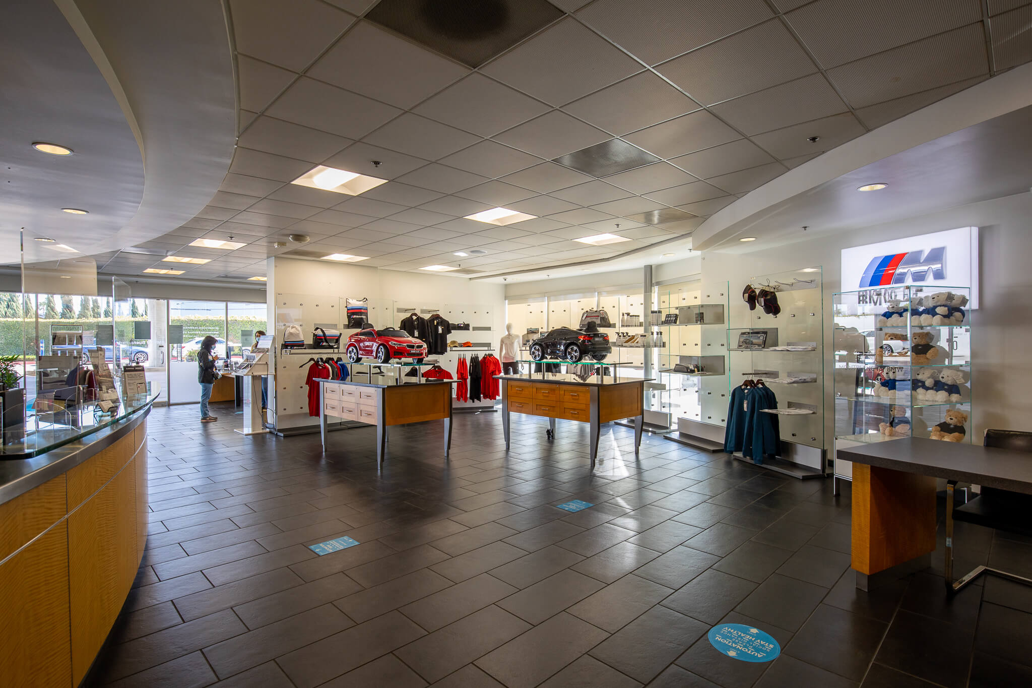Interior view of the parts counter at BMW of Buena Park