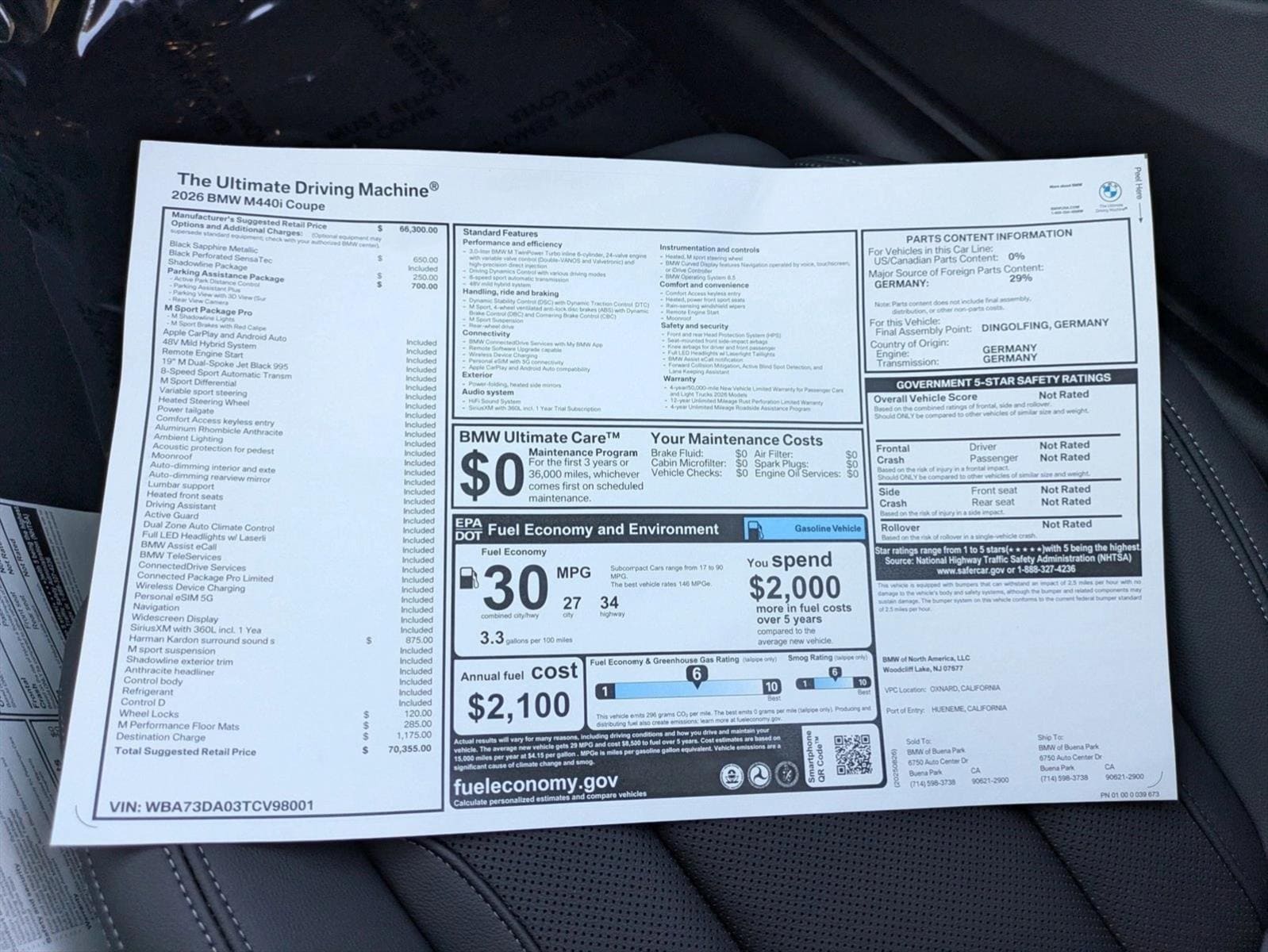 2026 BMW 4 Series M440i - Photo 18