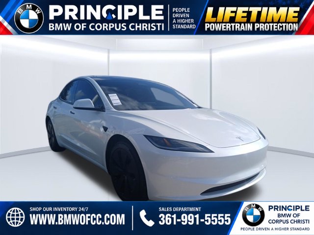 Used 2025 Tesla Model 3 Long Range with VIN 5YJ3E1EA9SF041222 for sale in Corpus Christi, TX