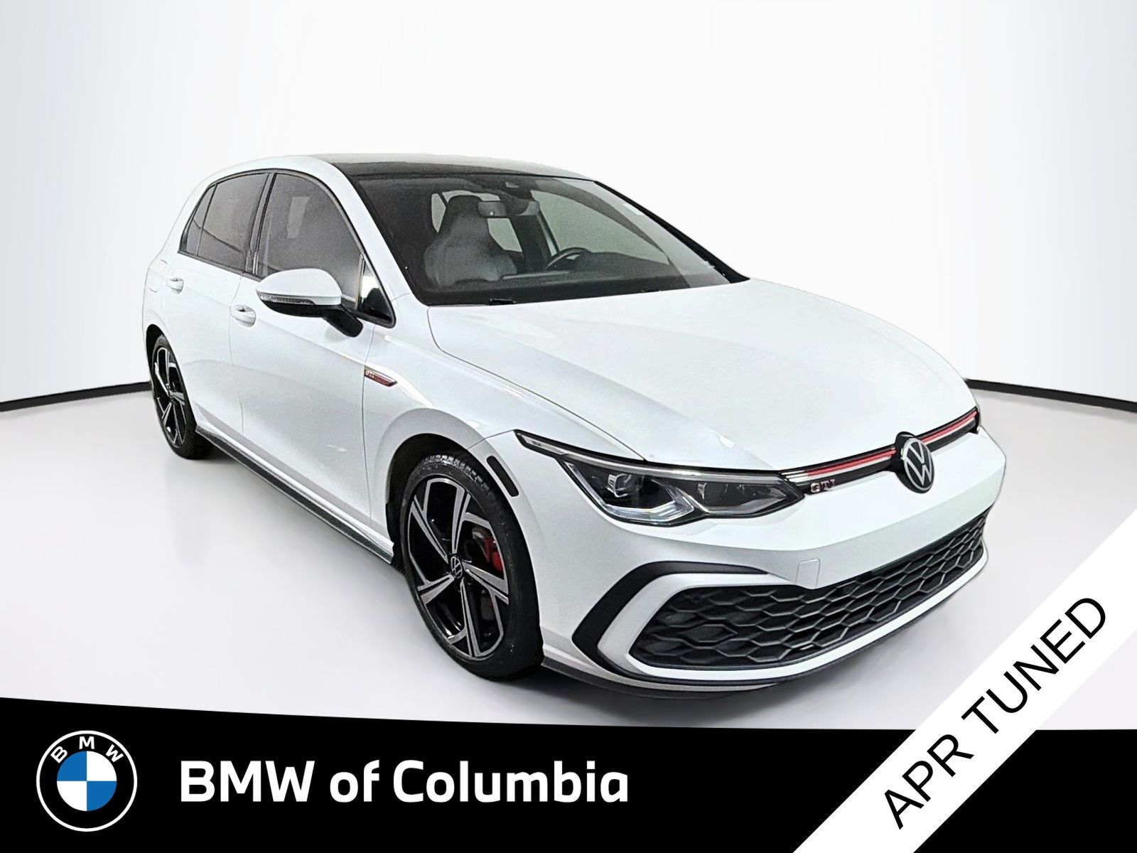 Opal White Pearl 2024 Volkswagen Golf GTI Hatchback Front-Wheel Drive 7-Speed Dual Clutch