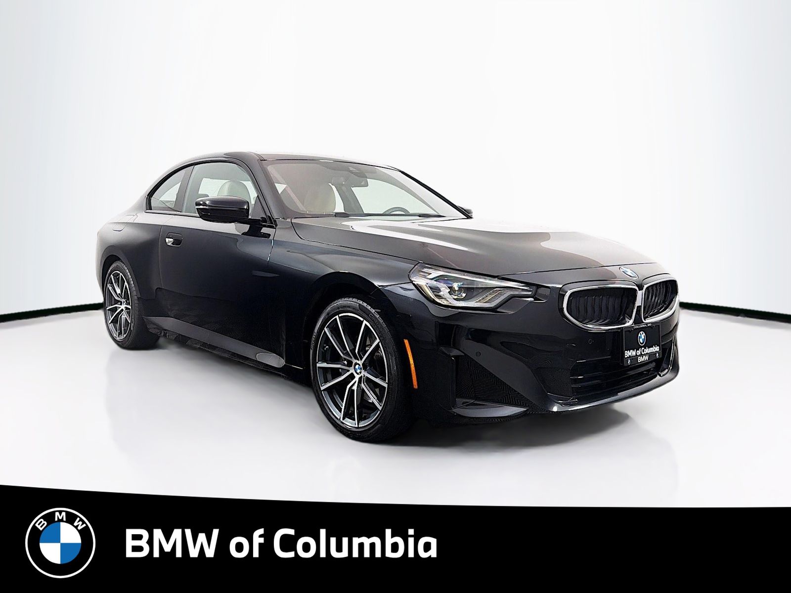 Black Sapphire Metallic 2023 BMW 2 Series Coupe All-Wheel Drive 8-Speed Automatic