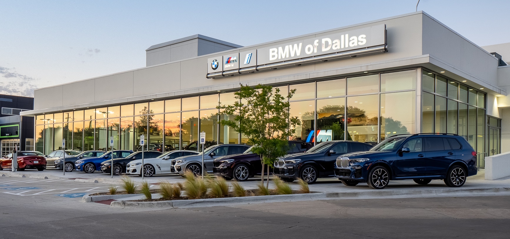 Exterior view of BMW of Dallas