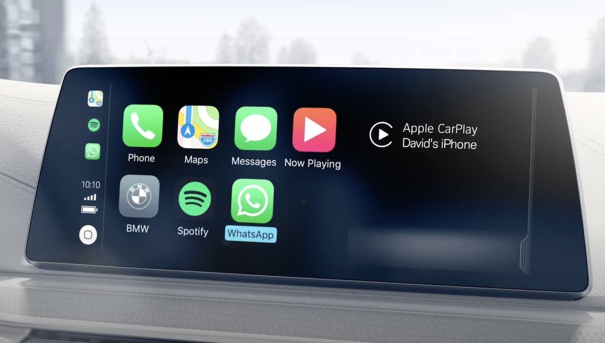 BMW Apple CarPlay interface
