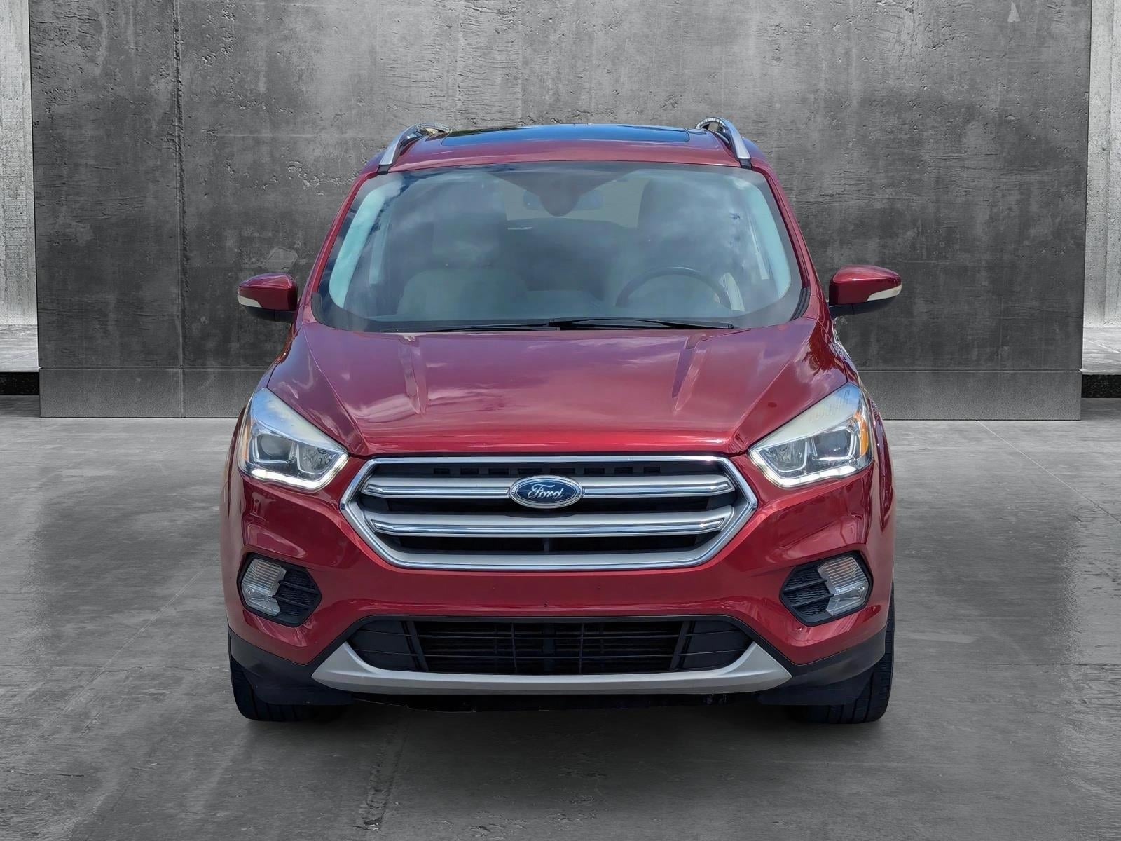 Used 2017 Ford Escape Titanium with VIN 1FMCU9J92HUD35764 for sale in Delray Beach, FL