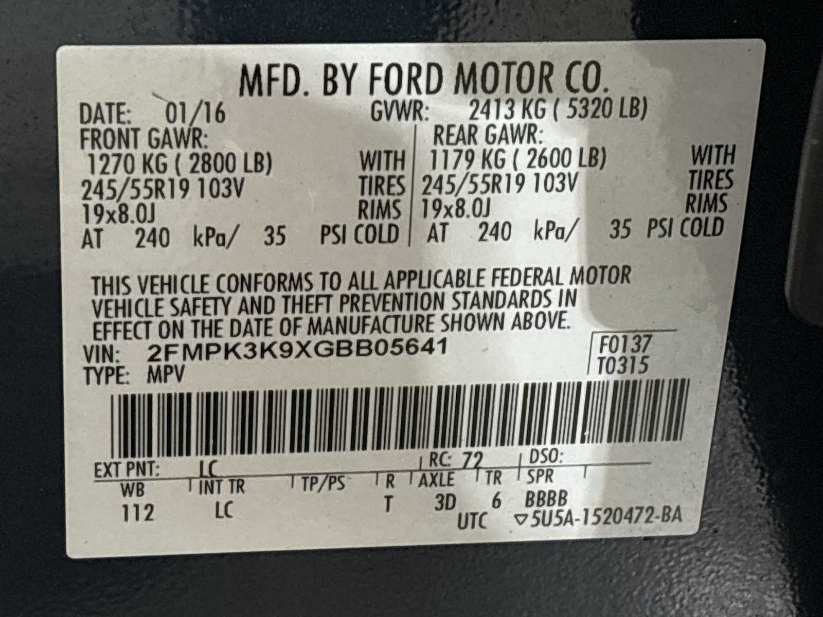 Thumbnail: 2016 Ford Edge - 33