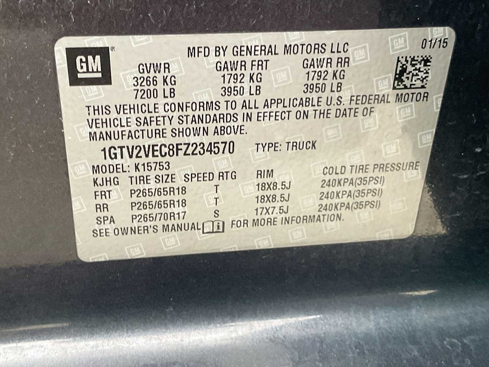 Thumbnail: 2015 GMC Sierra 1500 - 38